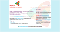 Desktop Screenshot of evaluationinnovation.org